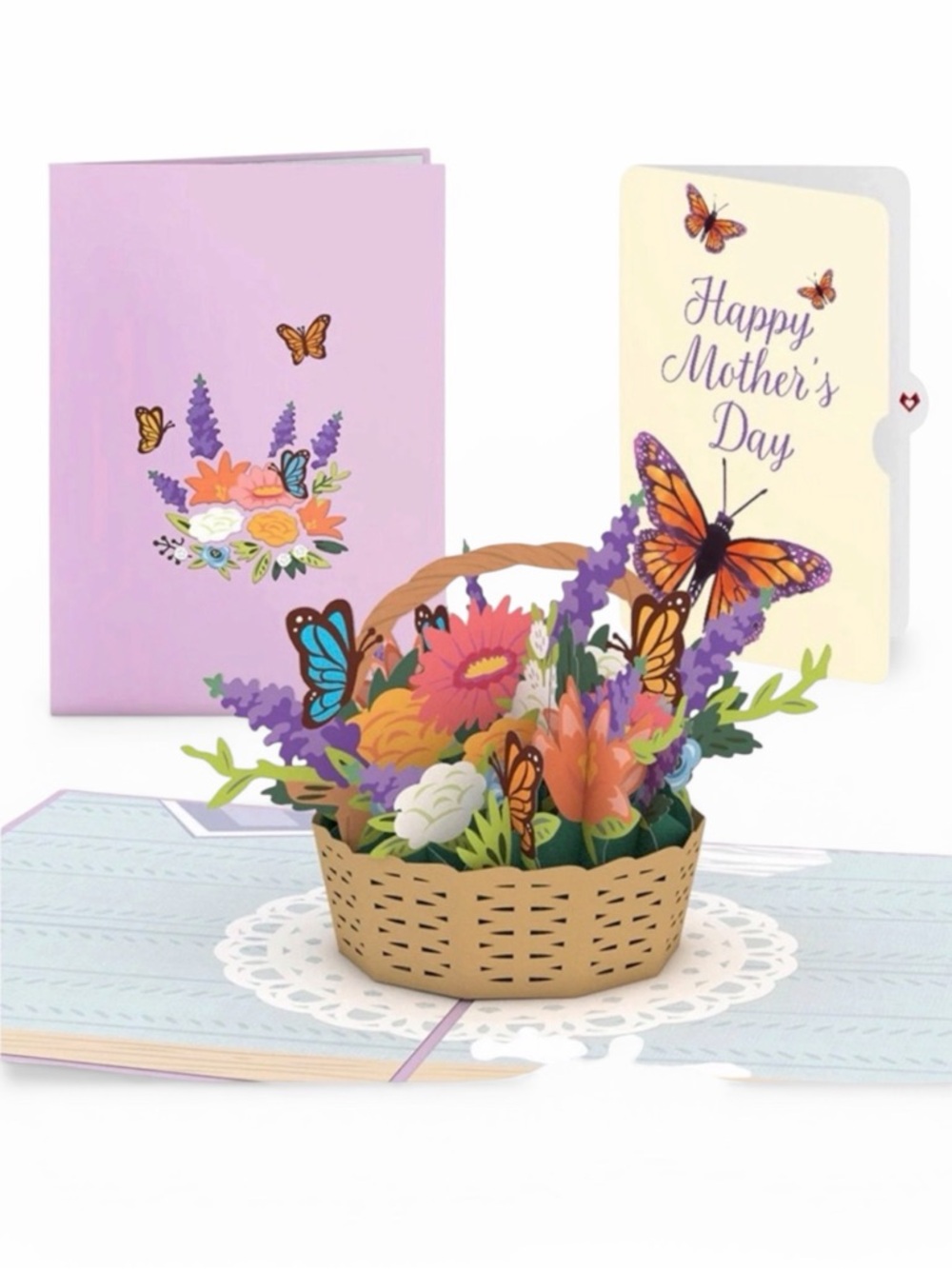 LovePop Mother’s Day Flower Basket 3D Pop-Up Greeting Card- NWT!